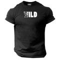 Wild T Shirt Gym Clothing Bodybuilding Training Workout Exercise Boxing MMA Top Unisex