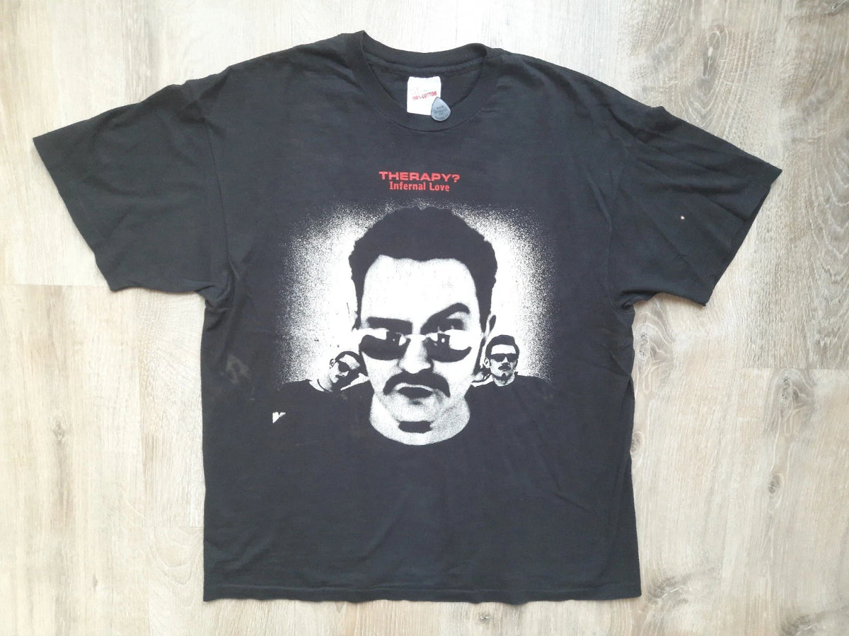Vintage 1995 Therapy? Infernal Love Tour Shirt 90's Alternative Metal Rock XL