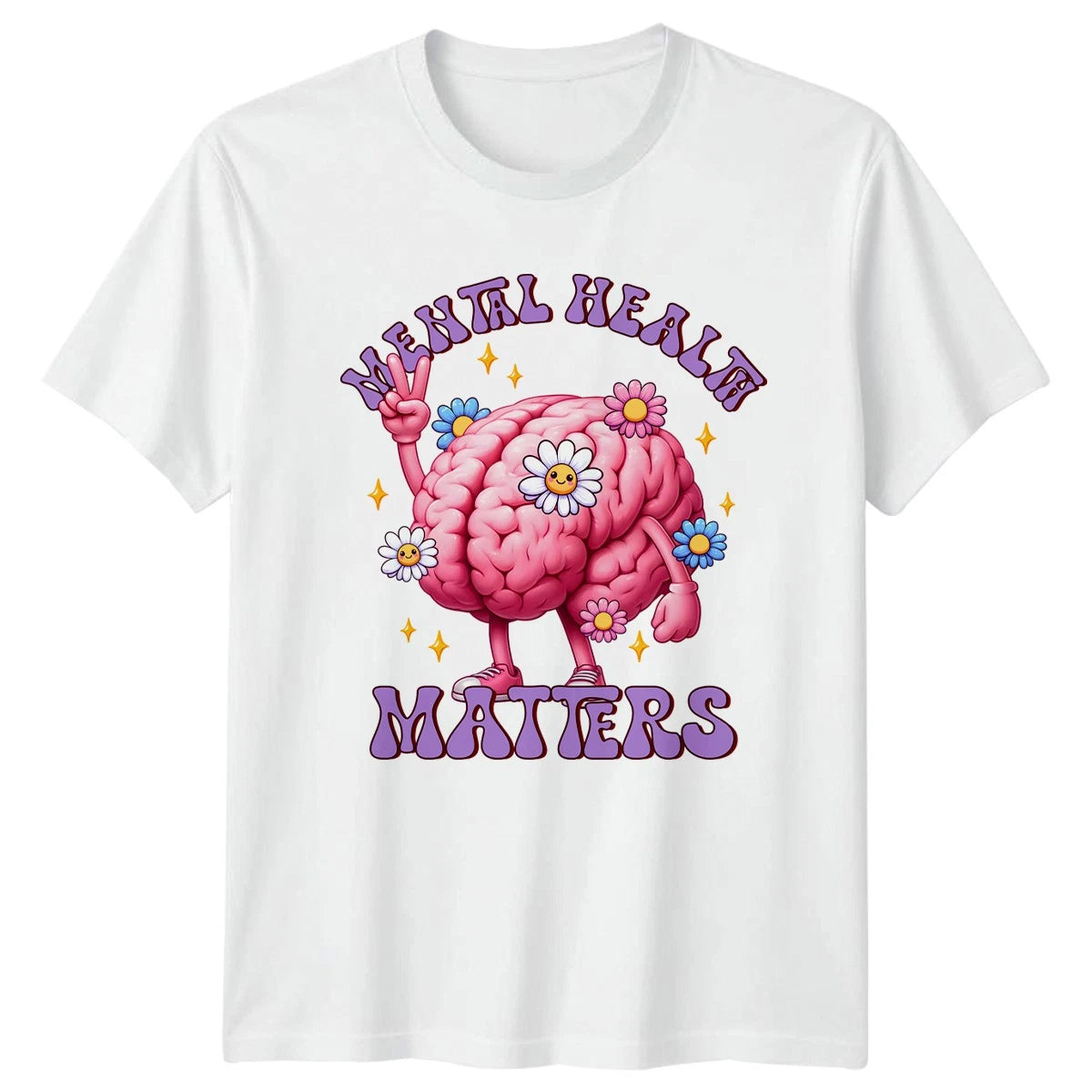 Mental Health Matters T-Shirt Self Care Support Mental Health Awareness