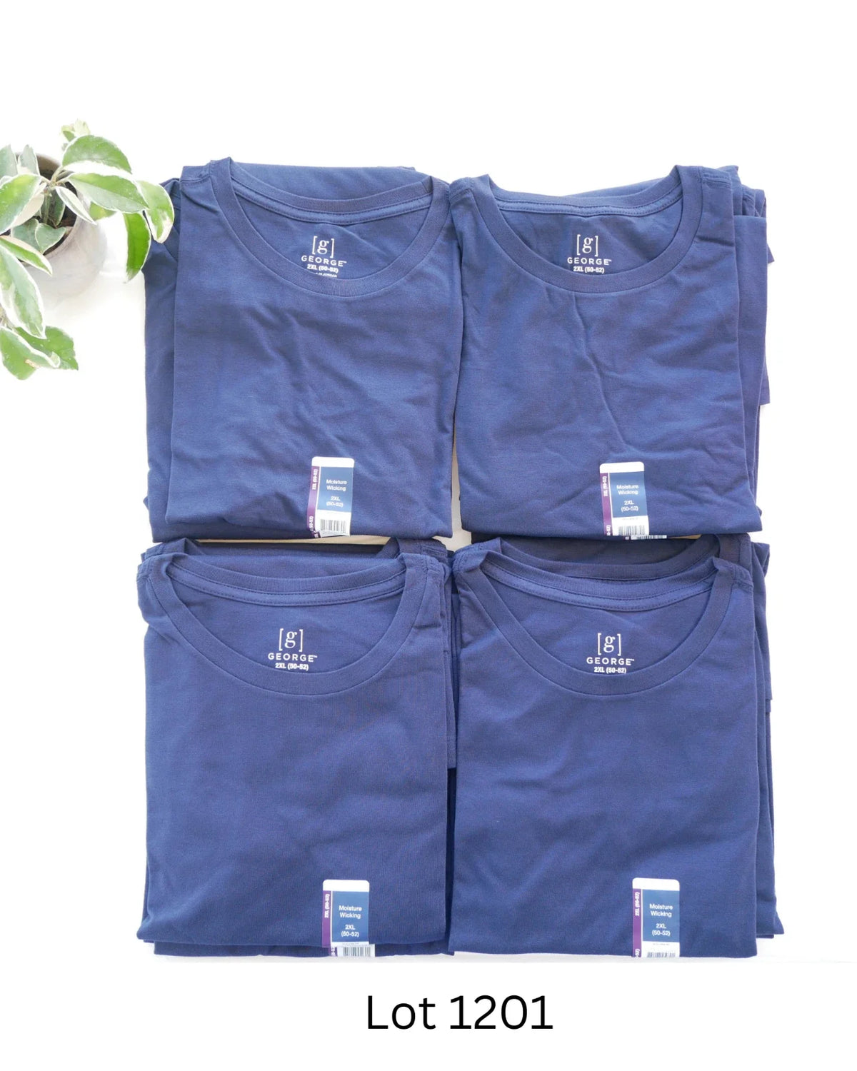 WHOLESALE LOT (12) Men’s Dark Navy 2XL TShirts BRAND NEW with Tags! Unisex