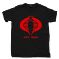 GI Joe T Shirt 1980s Action Figure 3.75 Lot Vehicle Part Cartoon Comic Movie Tee Unisex
