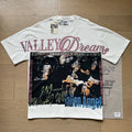 Vale Forever Washed Vintage Beaded Letter Graphic Round Neck Unisex