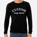 Custom Men's Long-Sleeve Shirt Your text or design here, Personalized Unisex