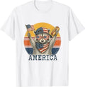 America Meme Raccoon Hot Dog 250 Years 1776 2026 4th of July Unisex