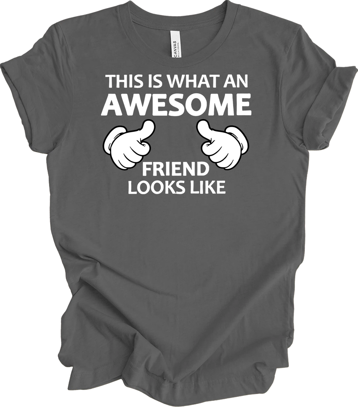 This Is What An Awesome Best Friend Looks Like T-Shirt Funny BFF Gift Tee