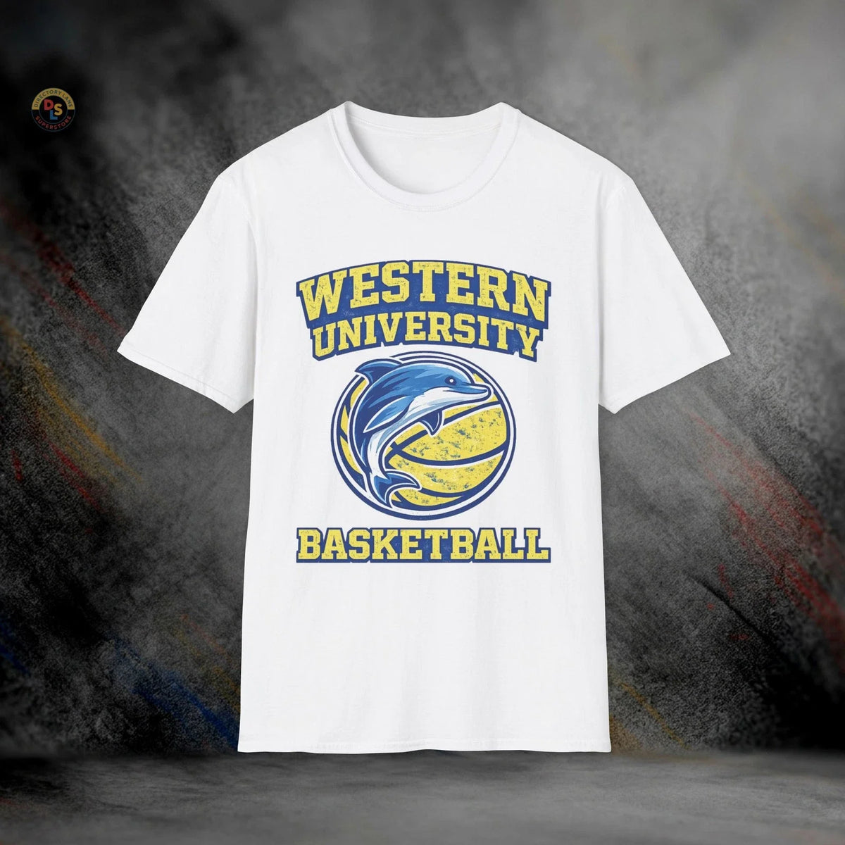 Western University Basketball Blue Chips | Softstyle Tee Unisex