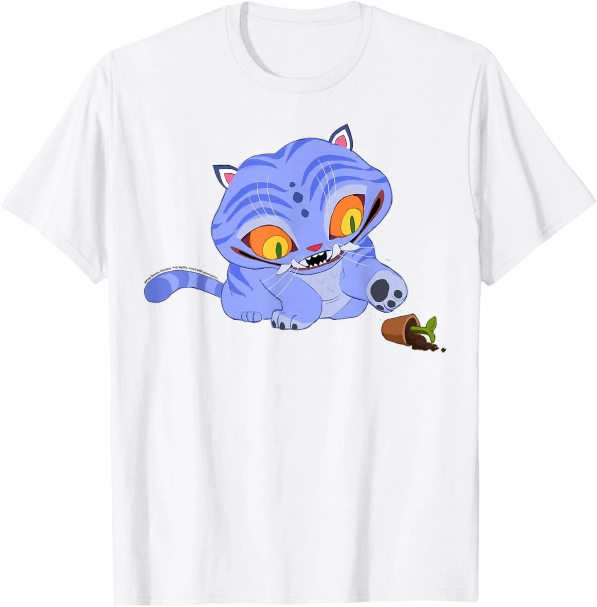 Kpop Demon Hunters Halloween Derpy Playing with Plant Vase Unisex