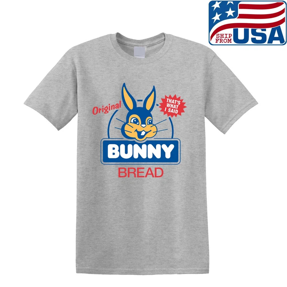 Bunny Bread Men's Grey Size S to 5XL Unisex