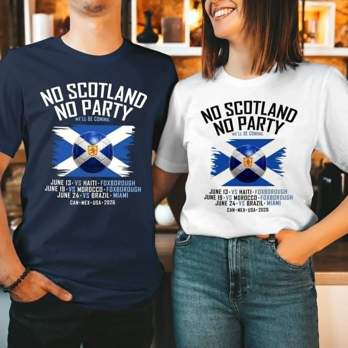 No Scotland No Party, We'll Be Coming, 2026 Football Fan (SC-15) Unisex