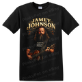 Jamey Johnson Country Singer Guitar Pistol Western Music T Shirt Concert Fan Tee