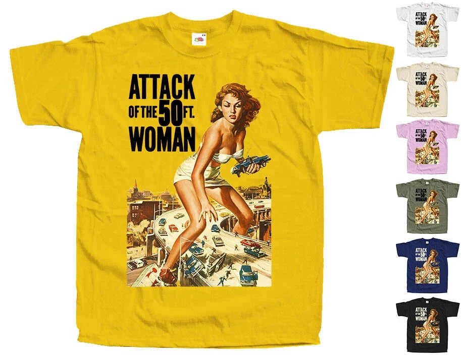 Attack of the 50 FT Foot Woman V2 T SHIRT TEE movie poster all sizes S - 5XL Unisex