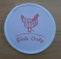 Girls Only Hen Do Bachelorette Party Patches Badges
