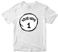Personalised Custom Your Name t shirt Thing One 1 Thing Two 2 Funny book day top Unisex