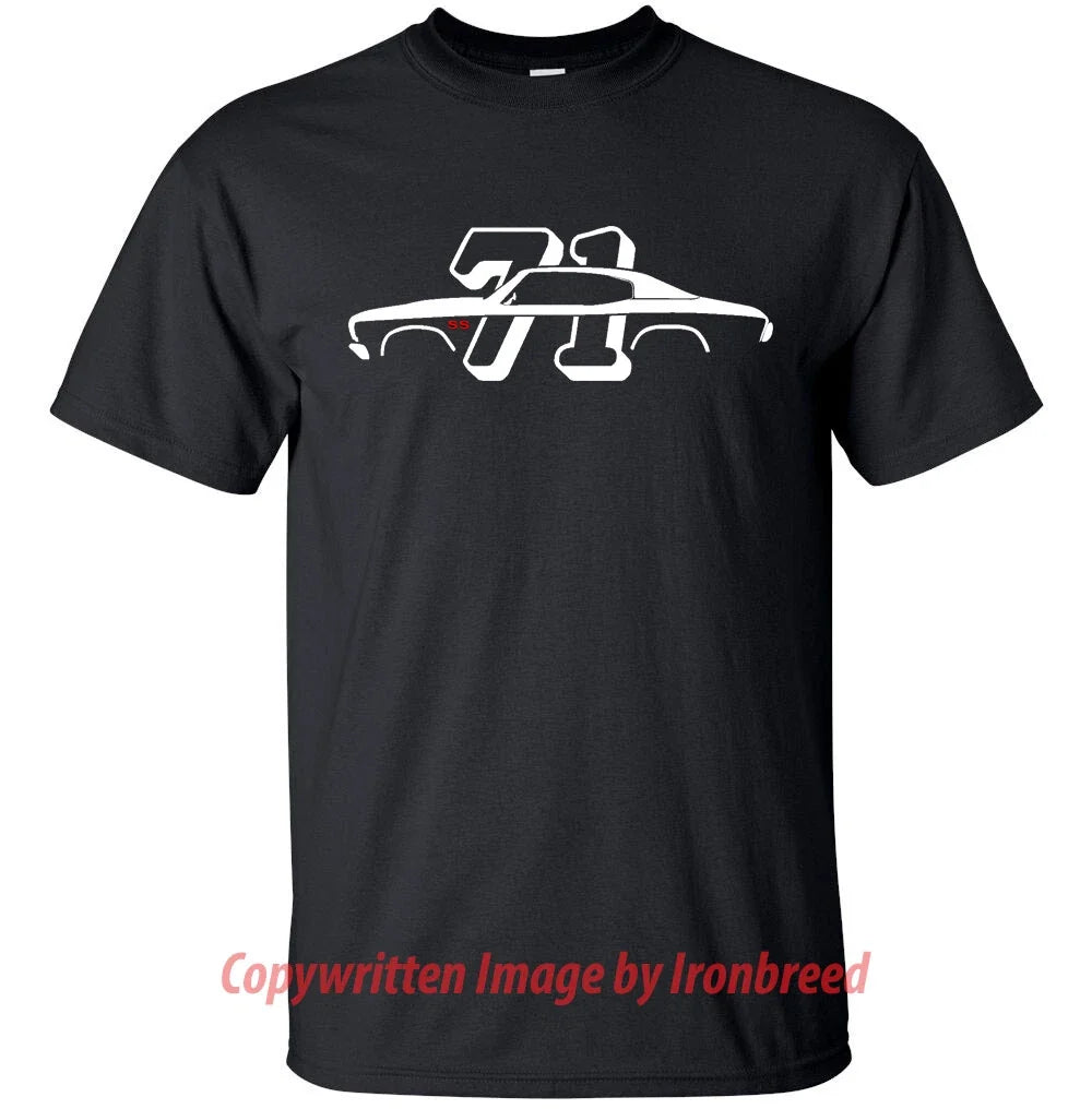 1971 CHEVELLE SS Muscle Car Silhouette 71 350 396 402 LS5 LS6 454 Unisex