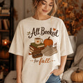 All Booked For Fall Book Lover Autumn Reading Women T Shirt