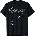 Scorpio Zodiac Sign Astrology Horoscope Astrological Symbol T-Shirt