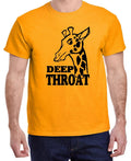 Giraffe Funny Rude Adult Humor Mens Graphic Tee Clothing Apparel Gifts Unisex