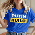 Rude Funny Joke Putin Huilo Support Ukrainian PUCK FUTIN Tee Shirt UK_16 Unisex