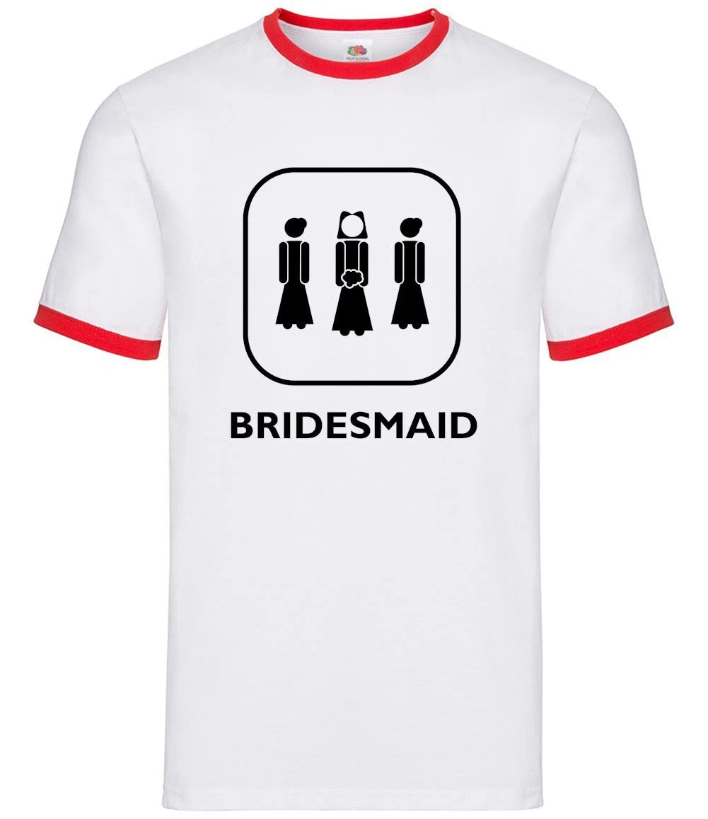 Bridesmaid Married - Mens Ringer - Kids/Childrens Hoodie Wedding Favours Present