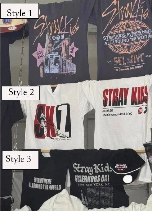 HOT!!! Stray Kids Governors Ball 2026 Reprint Unisex