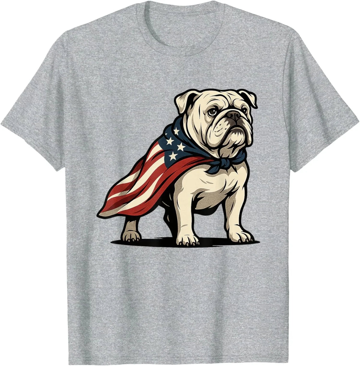 Patriotic Bulldog 4th of July Funny Dog Lover Unisex Unisex