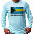 The Bahamas Islands Flag Long Sleeve UPF 30 Sport Boat UV Protection Unisex