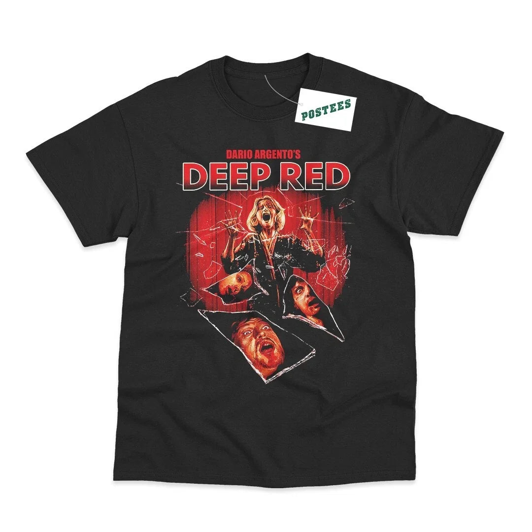 Deep Red (1975) Movie Poster Style Inspired Direct To Garment Printed Unisex