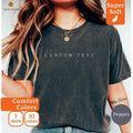 Personalized Custom Made Text Shirt Custom Your Own Text And Photo Tee Gift Unisex