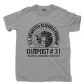 The Thing T Shirt Outpost 31 U.S. Antarctica Kurt Russel Movies DVD Blu Ray Tee Unisex