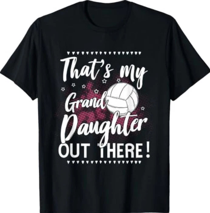 Volleyball Grandmother of Volleyball Granddaughter Volleyball T-Shirt