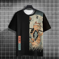 Unisex Men Women Japanese Samurai Cat 3D Printed Casual Shirt Unisex