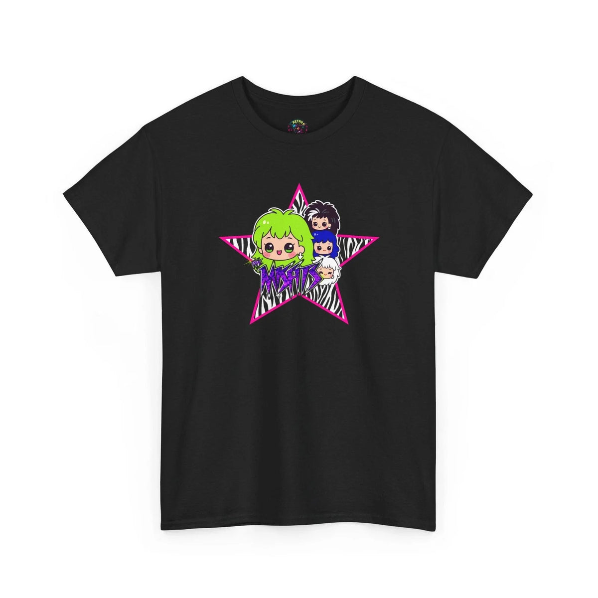 Kawaii Misfits Band Tee 80s Cartoon Anime Style Jem Cute Punk Unisex