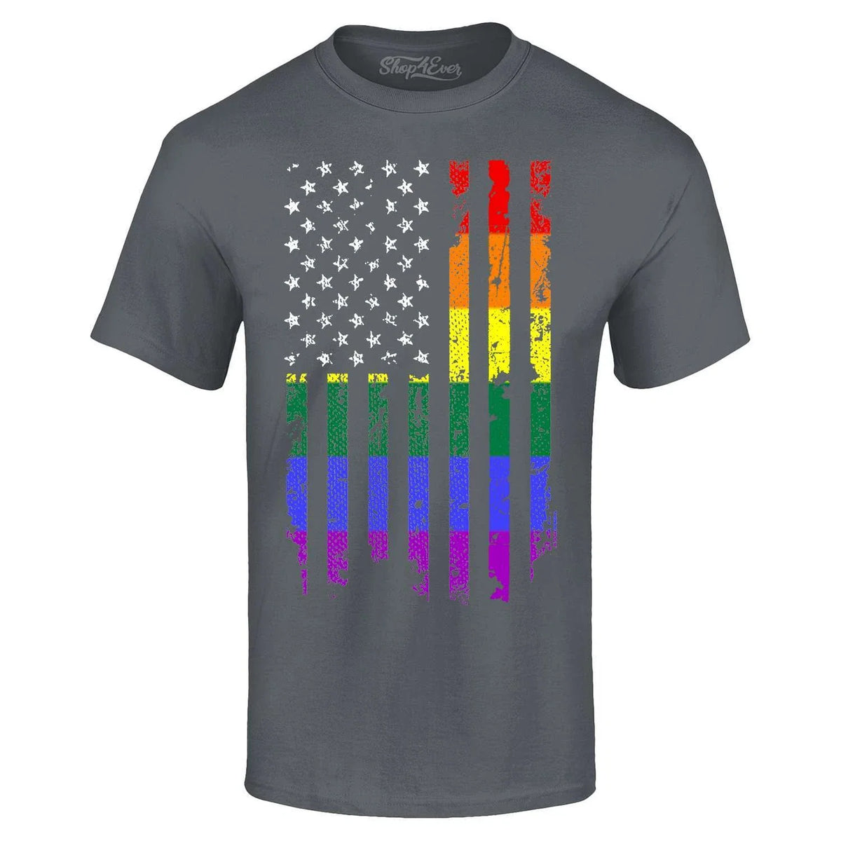 Distressed Rainbow Flag Gay Pride LGBTQ+ Shirt Unisex