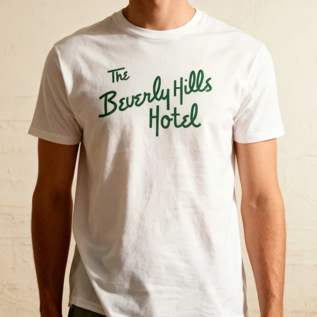 The beverly Hills Hotel Graphic T shirt White Unisex