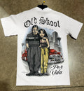 DGA T Shirt Homies Old School Original White Lowrider Chicano Art David Gonzales Unisex