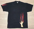 Vintage Anvil Shirt Bloody Hand Dragging Ameristar Casino Mens XL Black Movie Unisex