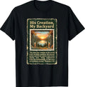 Christian Van Life - His Creation My Backyard Nature Camper T-Shirt