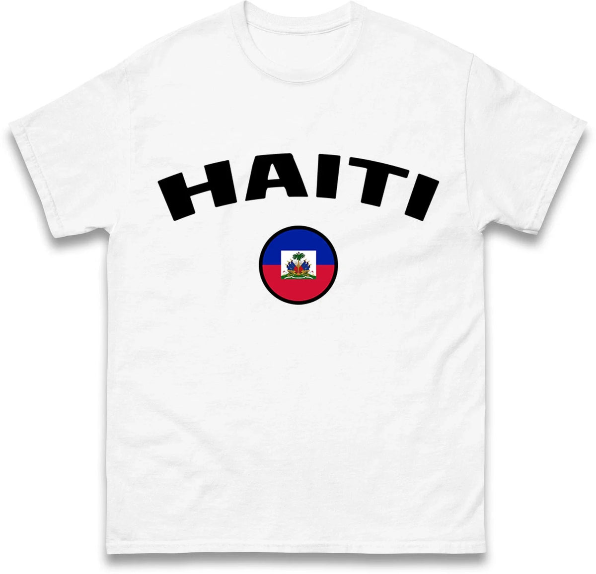 Haiti football T Shirt, Personalised football Tee, Custom Name and Number Top Unisex