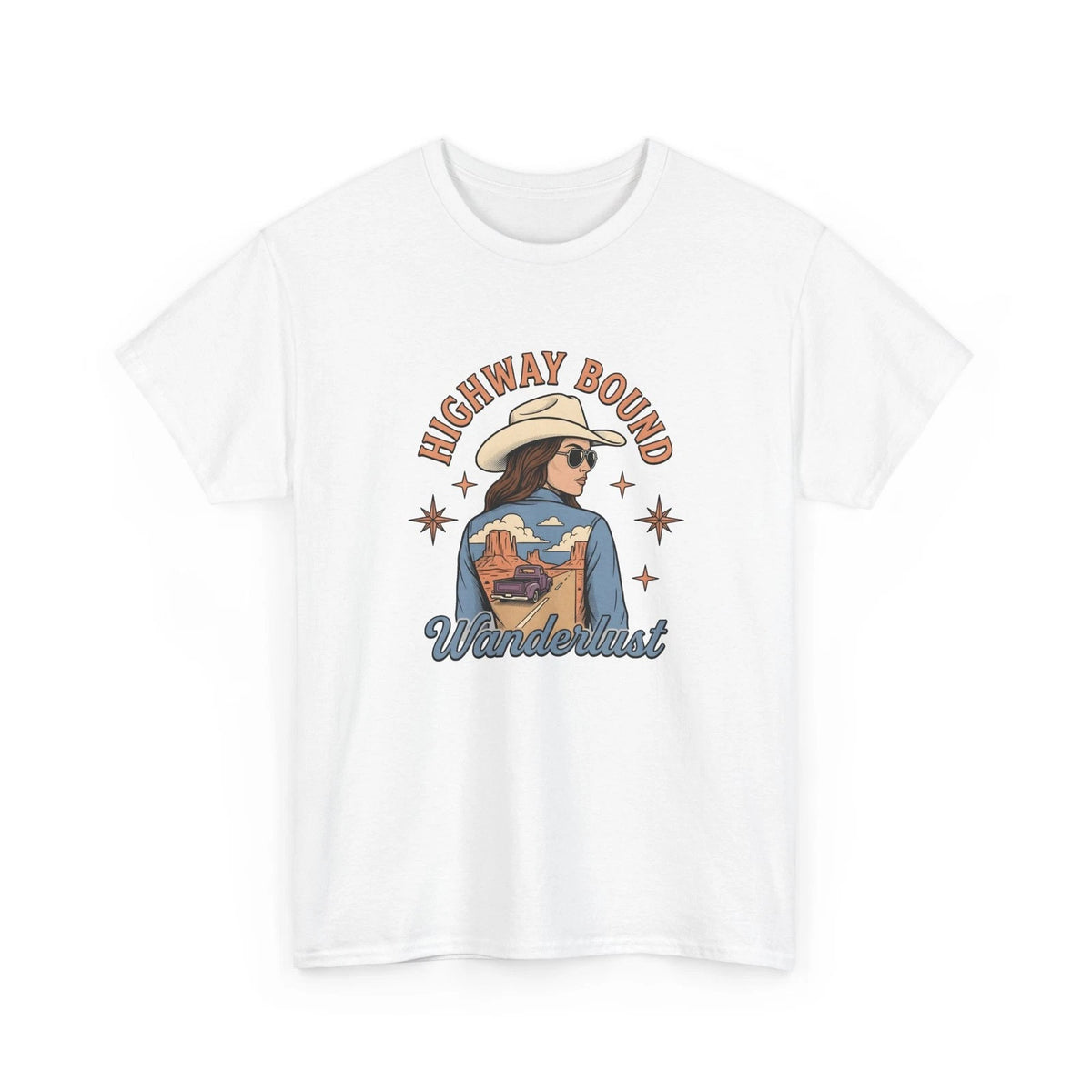 Cowgirl Graphic Shirt Cowgirl Adventure Gift Women Vintage Tee Western T-Shirt