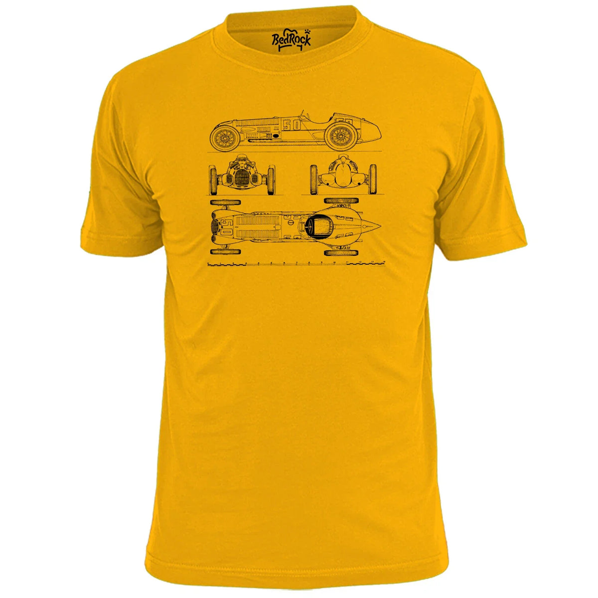 Mens Alfa Romeo 12c 1938 Blueprint T Shirt Classic Car Vintage Unisex