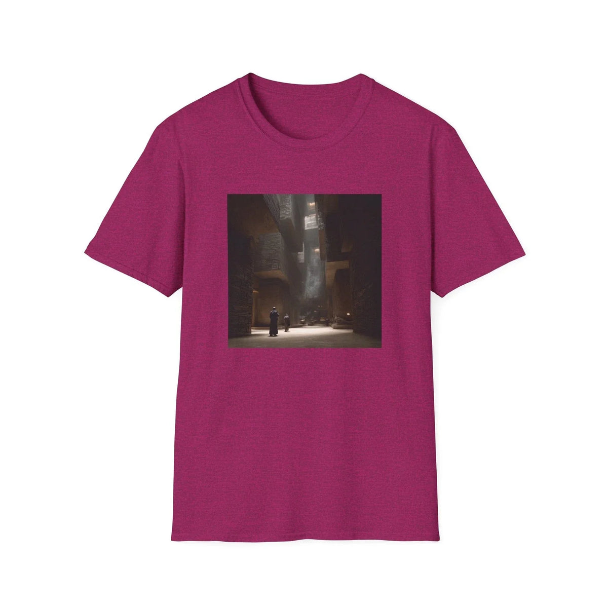 Sunlit Urban Alley T Shirt | Moody Street Photography Graphic Tee | Unisex Unisex
