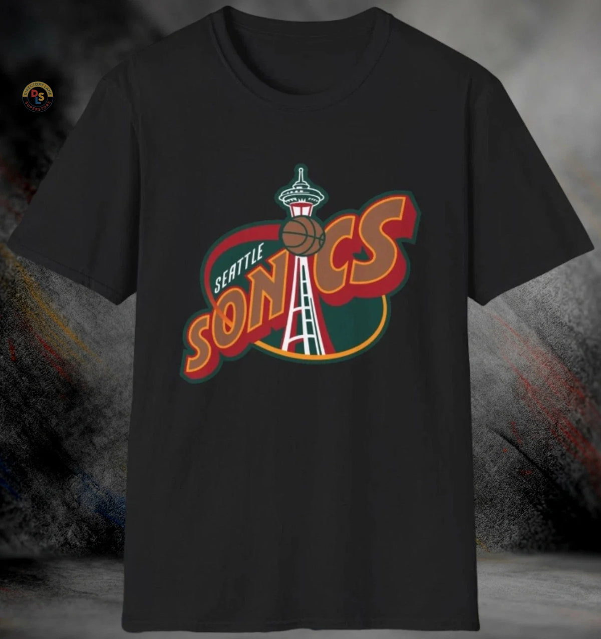 Seattle SuperSonics NBA Defunct Retro Basketball | Softstyle Tee Unisex