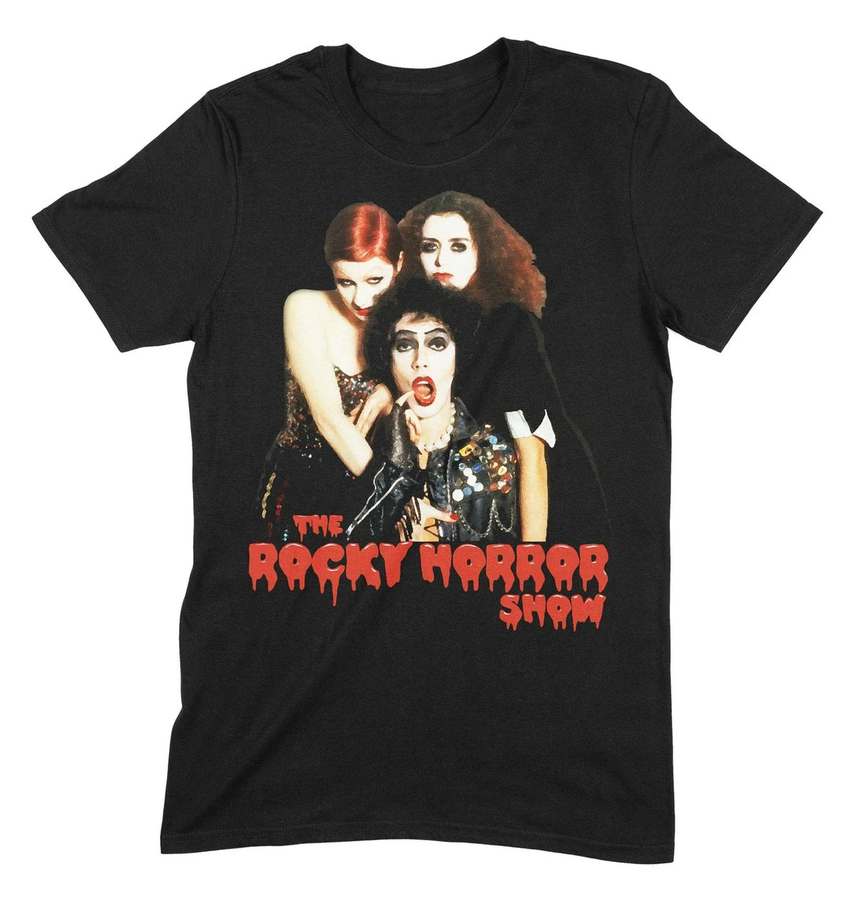 Rocky Horror Picture Show T Shirt - Frank N Furter Magenta & Columbia Unisex
