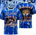 Def Leppard 3D Printed Polyester s Unisex Tee Heavy Metal Tee Unisex
