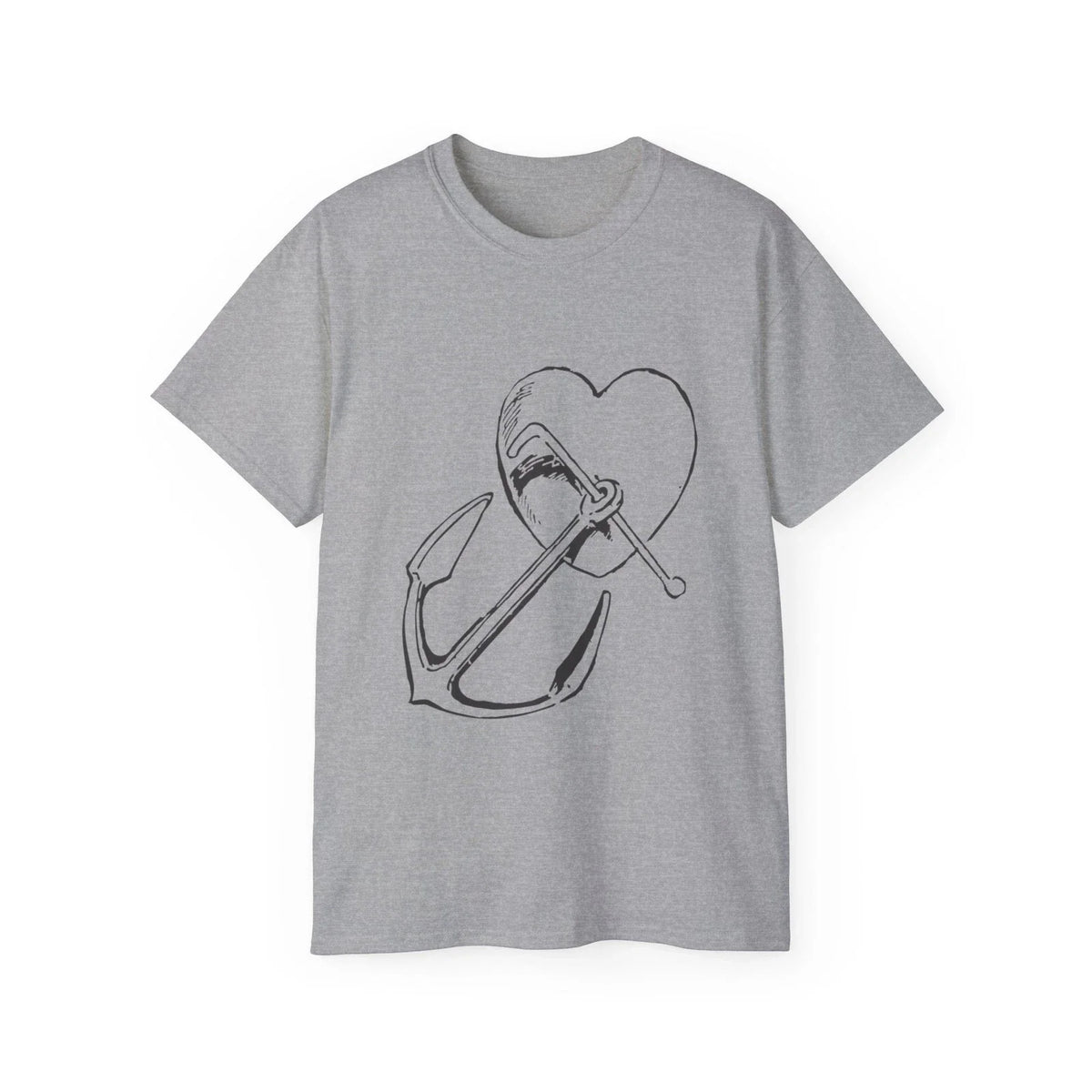 Heart Anchor Vintage Vintage Tattoo Nautical | Custom Graphic Unisex