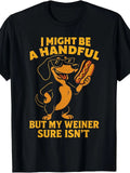 Funny Inappropriate Humor - Crude Cringey Offensive Joke Graphic Tee wit Unisex