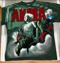 Vintage 90s Akira Anime Graphic T Shirt Rare black XL Extremelyrare excellent Unisex