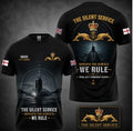 Royal Navy Submarine Silent Service Beneath The Surface We Rule Custom Name T-Sh Unisex