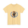 Roaring Tiger Stay Wild Stay Kind T-Shirt Wildlife Unisex Heavy Cotton Tee
