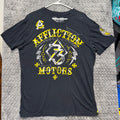 Affliction XL Black American Customs Motors Live Fast 13 Graphic (1622) Unisex